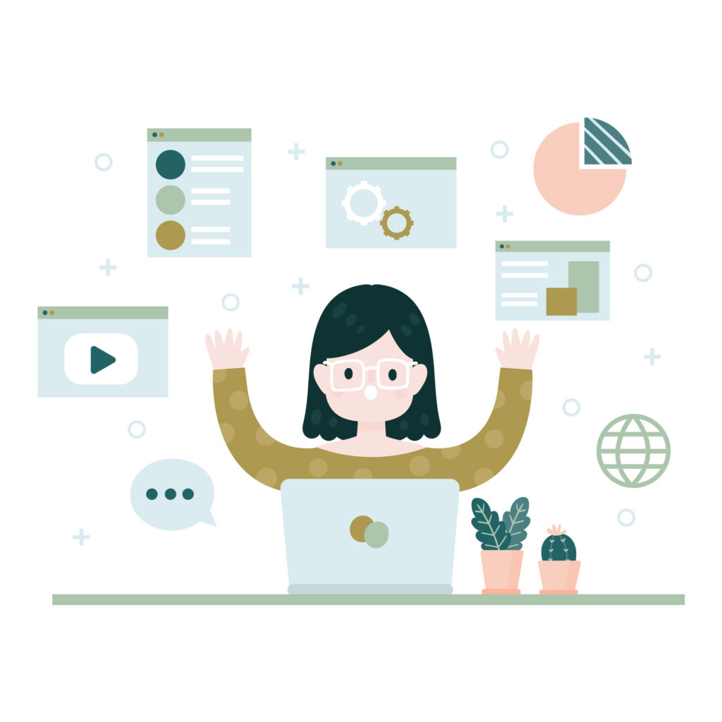 タスク管理するエンジニア